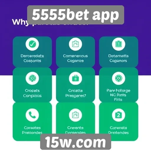 Funcionalidades principais do 5555bet app
